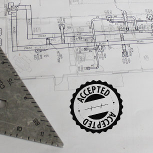 Tampons Encreurs Acceptée, comptable, petite entreprise