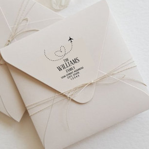 Tampons Encreurs Adresse de retour de mariage de destination