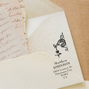 Tampons Encreurs Adresse de retour élégante personnalisée vintage l