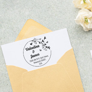 Tampons Encreurs Adresse de retour en couple, Mariage ou famille
