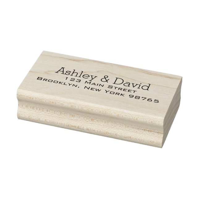 Tampons Encreurs Adresse de retour essentielle de base cachet caout (Tampon)