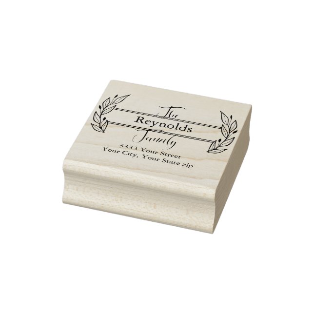 Tampons Encreurs Adresse de retour famille (Tampon)