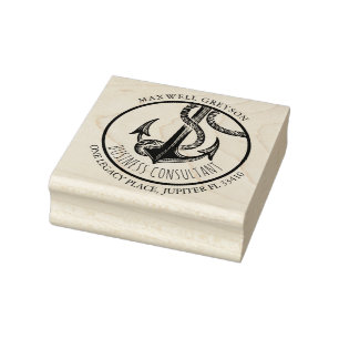 Tampons Encreurs Adresse de retour Timbres en caoutchouc Affaires n