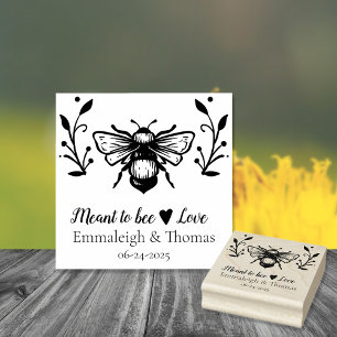 Tampons Encreurs Aimer l'abeille - Timbre pour mariage