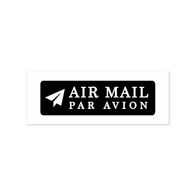 Tampons Encreurs AIR MAIL PAR AVION 紙飛行機 エアメールスタンプ paper airplane ラ (Impression)