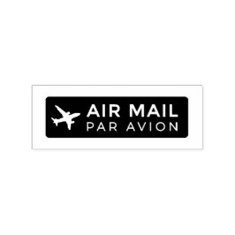 Tampons Encreurs AIR MAIL PAR AVION 飛行機 エアメールスタンプ airplane ラバースタンプ