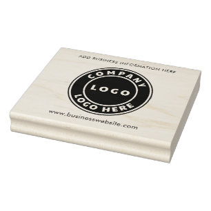 Tampons Encreurs Ajouter des employés du logo et du site Web de l'e