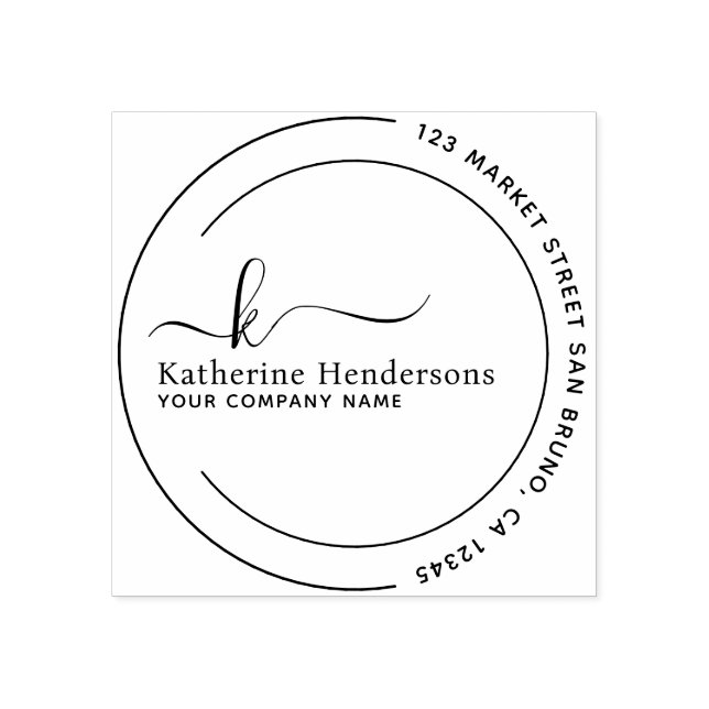 Tampons Encreurs Ajouter votre | MODERNE ENTREPRISE LOGO ADRESS COM (Impression)
