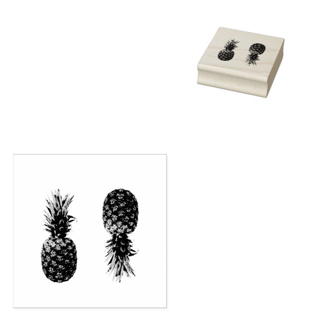 Tampons Encreurs Ananas vintage (Tamponné)
