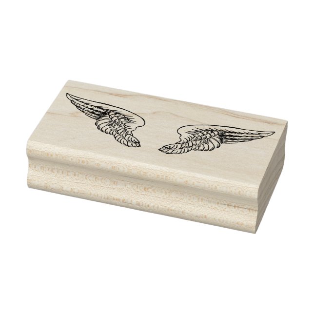 Tampons Encreurs Ange ailes Timbre en caoutchouc (Tampon)
