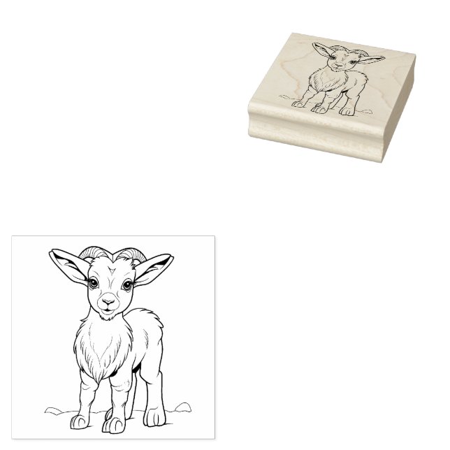 Tampons Encreurs Animal ram (Tamponné)