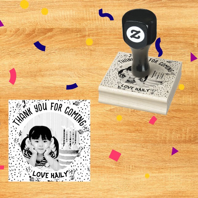 Tampons Encreurs Anniversaire Photo Enfants Fête Favoriser (Créateur téléchargé)