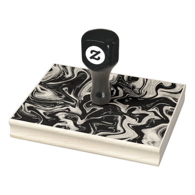 Tampons Encreurs Aquarelle Marbre Texture Caoutchouc Timbre 4X5 (Tampon)