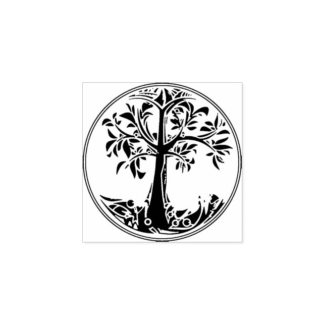 Tampons Encreurs Arbre de la vie Timbre en caoutchouc (Impression)