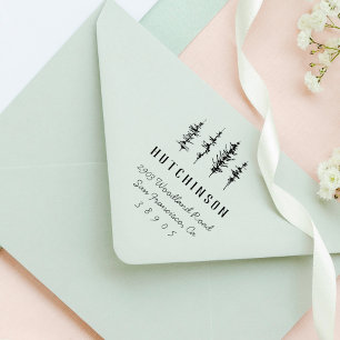 Tampons Encreurs Arbres typographiques Nom de famille Adresse de re