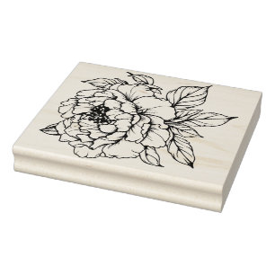 Tampons Encreurs Art Peony Bloom Line