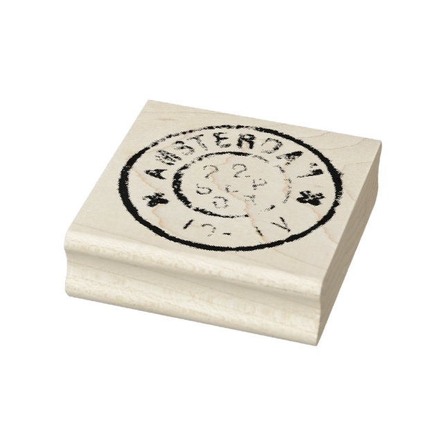 Tampons Encreurs Authentique Timbre en caoutchouc Amsterdam 1903 (Tampon)