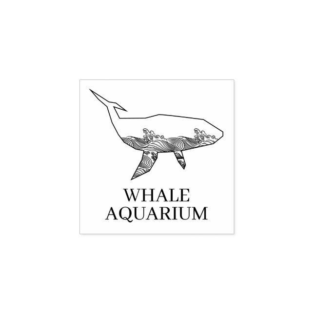 Tampons Encreurs Baleine d'aquarium (Impression)
