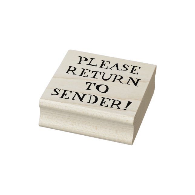 Tampons Encreurs Basique "S'IL VOUS PLAÎT RETOURNER À SENDER!" Timb (Tampon)