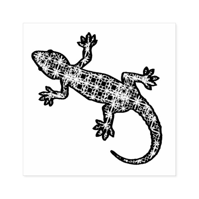 Tampons Encreurs Batik tribal Gecko / Lizard (Impression)