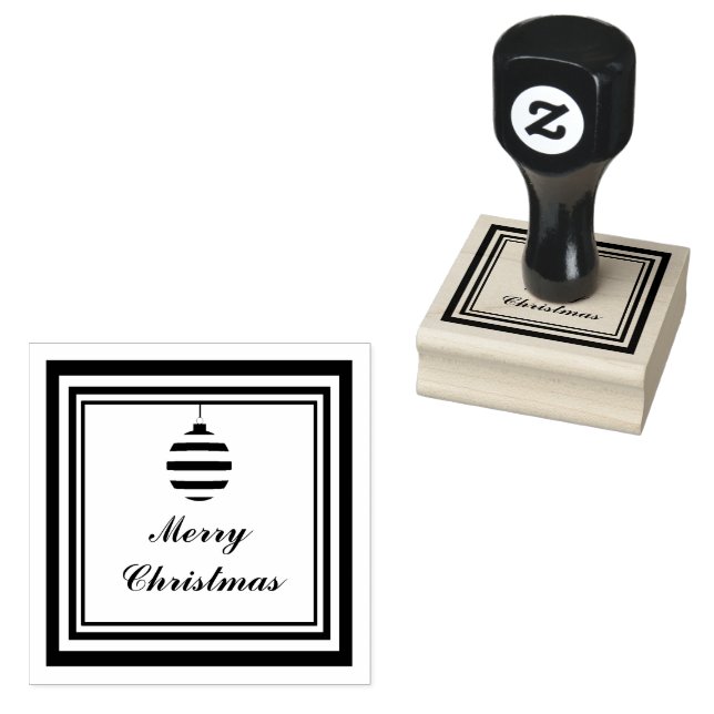 Tampons Encreurs Bauble de Noël Joyeux (Tamponné)