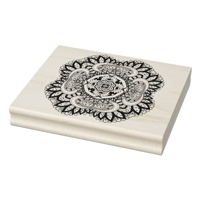 Tampons Encreurs Beau Carré Déco Doodle (Tampon)