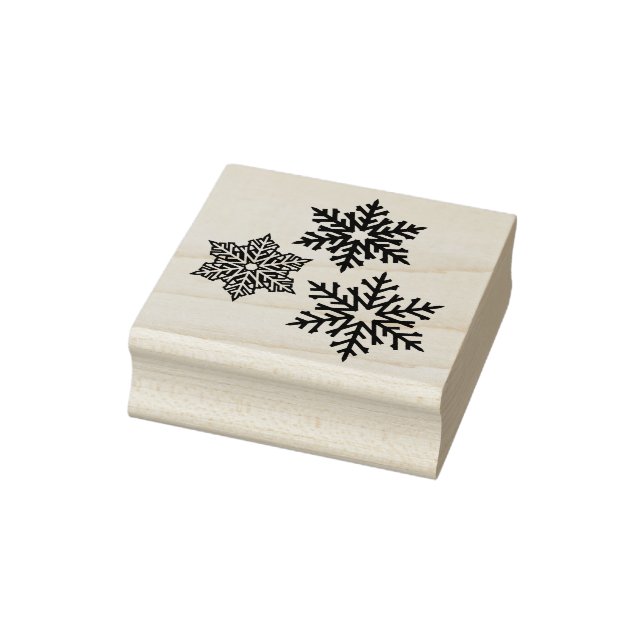Tampons Encreurs Beau Snowflakes d'hiver (Tampon)