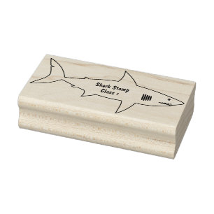 Tampons Encreurs Bibliothèque de requin d'école