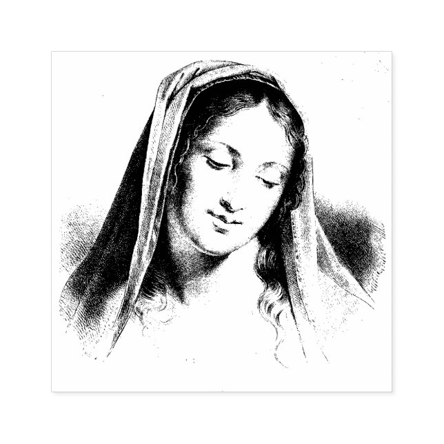 Tampons Encreurs Bienheureuse Vierge Mère Marie Catholique Religieu (Impression)