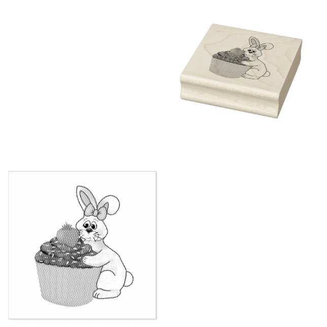 Tampons Encreurs Boeuf sucré entassant fraise Cupcake (Tamponné)