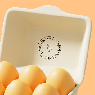 Tampons Encreurs Bois d'oeuf de canard en carton d'art en bois