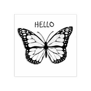 Tampons Encreurs Bonjour, Monarch Butterfly