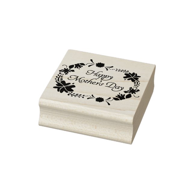 Tampons Encreurs Bonne fête des mères Cercle floral (Tampon)