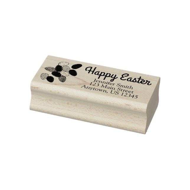 Tampons Encreurs Bonne Pâques Speckled Egg Candies Adresse (Tampon)