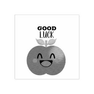 Tampons Encreurs Bonne Pomme Sourire Motivation Bonne chance