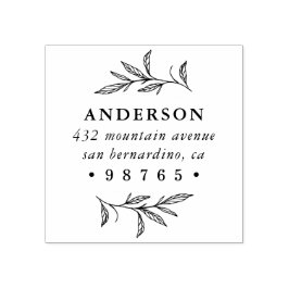 Tampons Encreurs Botanique Wild Meadow Adresse de retour