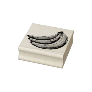 Tampons Encreurs Bouquet de bananes Bananes Fruits de fruits