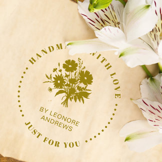 Tampons Encreurs Bouquet Fleur sauvage Fleurs d'entreprise artisana