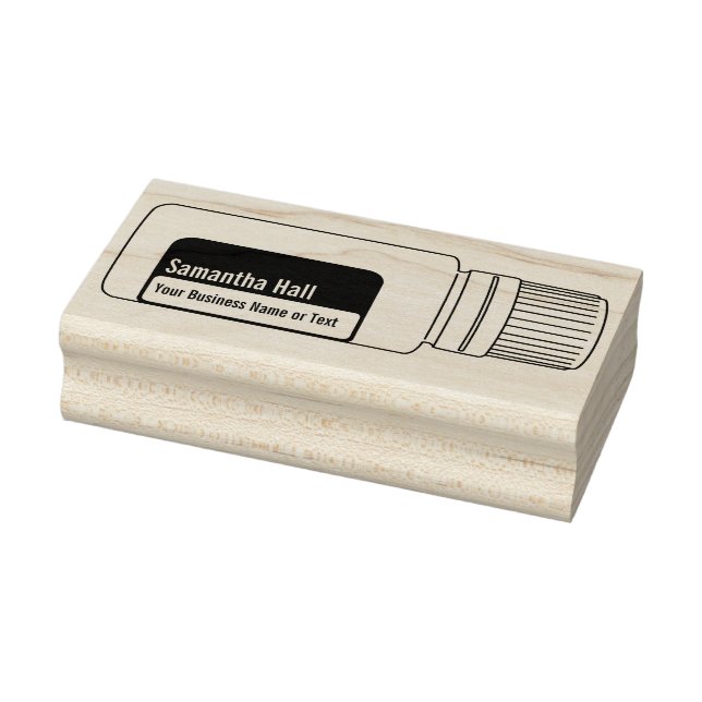 Tampons Encreurs Bouteille d'huile essentielle Bouteille d'art en c (Tampon)