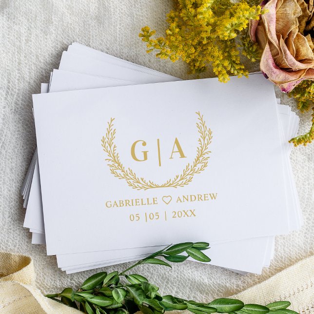 Tampons Encreurs Branches minimes romantiques fantaisies Initiales  (Créateur téléchargé)