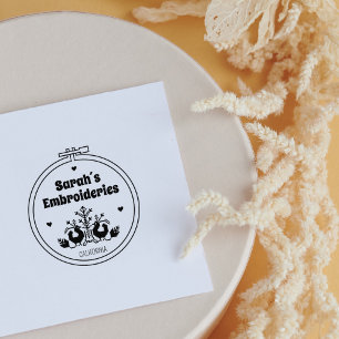 Tampons Encreurs Broderie personnalisée élégante