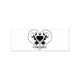 Tampons Encreurs Câble Barbelé Coeur Black Spades Thunder_Cove