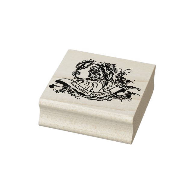 Tampons Encreurs Cachet ANNO 1900 avec Australian Shepherd (Tampon)