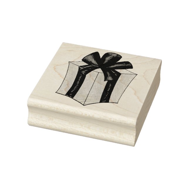 Tampons Encreurs Cadeau Enveloppé Boîte cadeau cadeau Noël Annivers (Tampon)