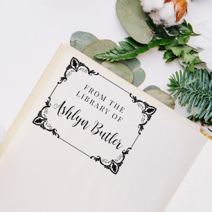 Tampons Encreurs Cadre vintage de la bibliothèque de timbres