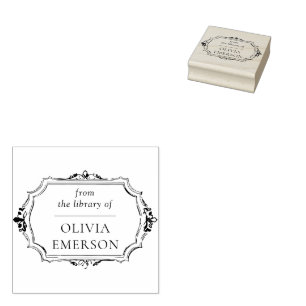 Tampons Encreurs Cadre vintage Timbre du livre de l'enseignant pers