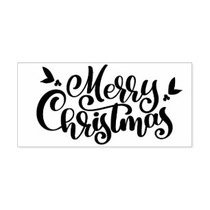 Tampons Encreurs Calligraphie audacieuse Joyeux Noël
