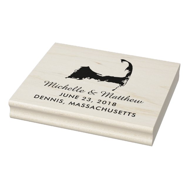Tampons Encreurs Cape Cod Massachusetts Carte Mariage Enregistrer l (Tampon)