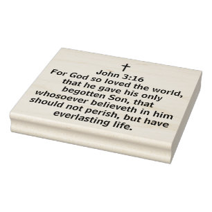 Tampons Encreurs Car Dieu aime le monde Jean 3:16