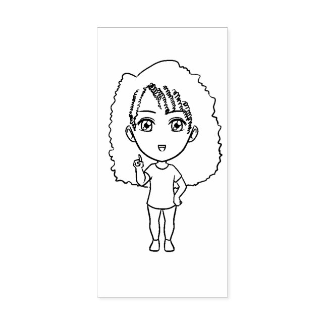Tampons Encreurs Caractère caricature d'artisanat n3e2p7 narration (Impression)